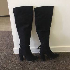 Black Over The Knee Boots